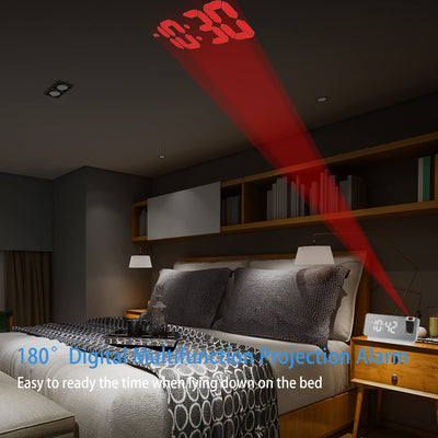 LED Digital Projection Alarm Clock