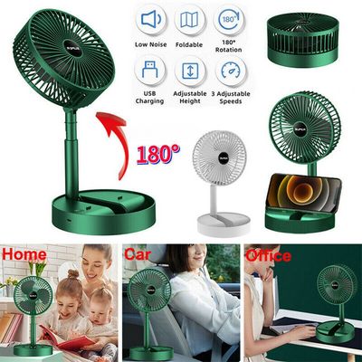 Portable Rechargeable Telescopic Folding Fan